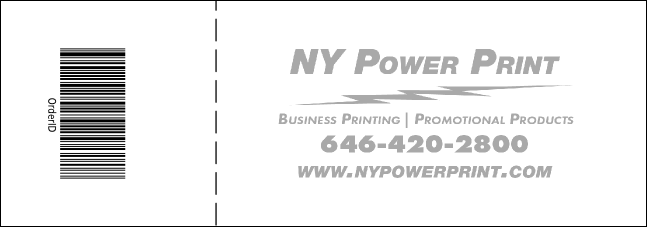 Year General Admission Reserved Ticket (Black) Event Ticket Product Back