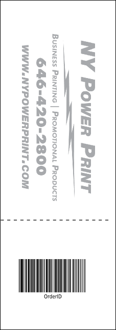 Bingo Bonanza Extravaganza Raffle Ticket Product Back