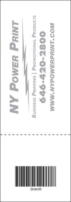 Softball Brown Reserved Event Ticket Product Back