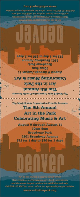 Denver Table Tent Product Front