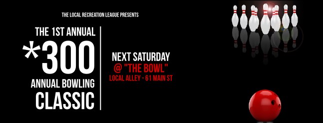 Bowling Classic Facebook Cover