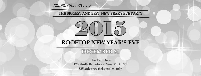 Silver Glitter Facebook Cover