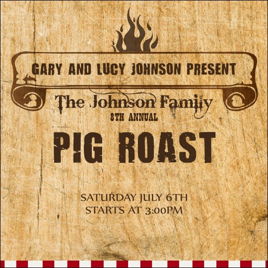 Pig Roast Instagram Post