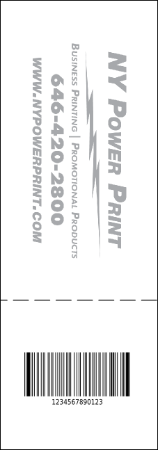 All Purpose Clouds QR Event Ticket Product Back