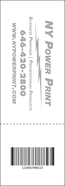 Birthday Geometric QR Event Ticket Product Back