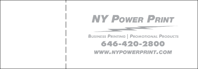 Blue Ribbon QR Event Ticket Product Back