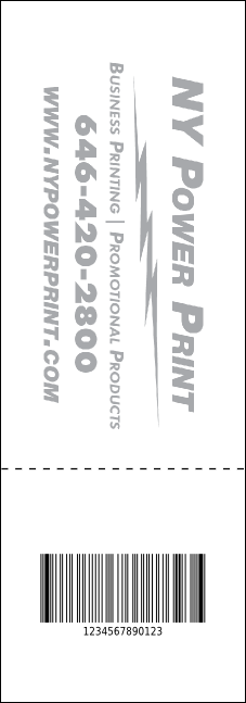 Bow Tie QR Event Ticket Product Back