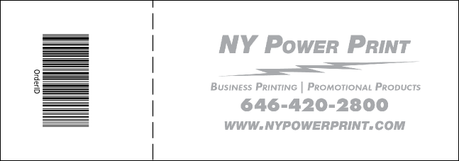 General Concert Ticket 111 Product Back