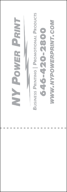 Curling QR Event Ticket Product Back