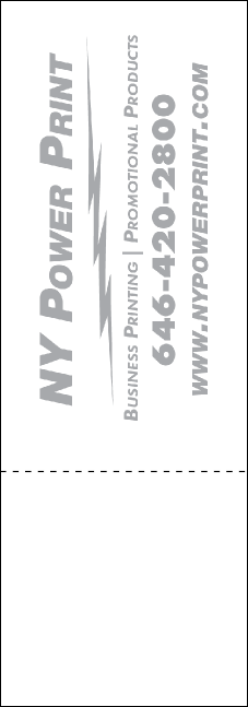 Fundraising Thermometer QR Event Ticket Product Back