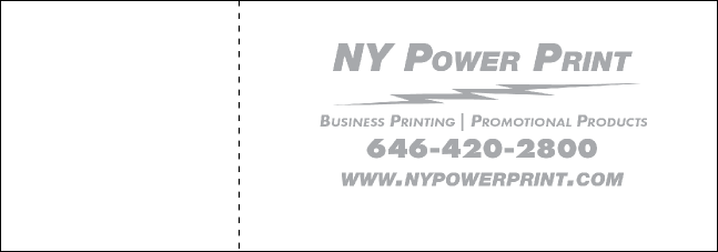 MMA Main Event Blue QR Event Ticket Product Back