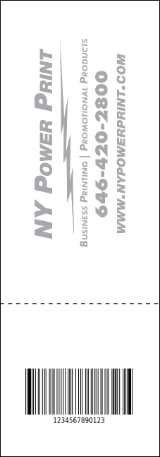 Retro Color QR Event Ticket Product Back