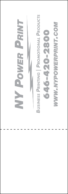 Track and Field QR Event Ticket Product Back