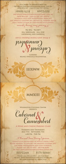 Year Parchment Paper Table Tent