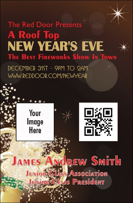 Champagne Bistro VIP Event Badge Small Product Front