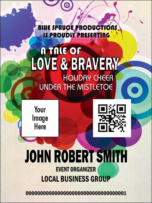 Color Circle Economy Event Badge Product Front