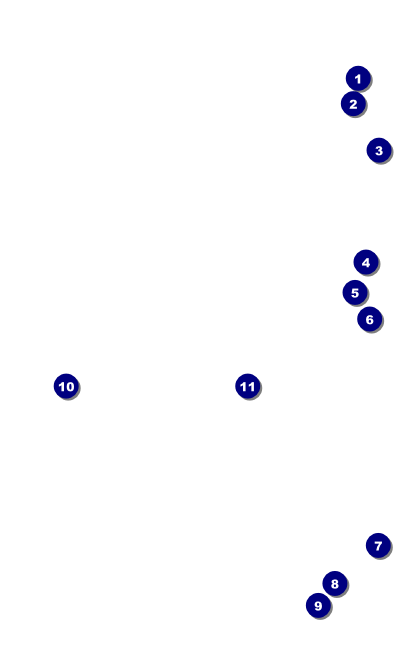 Dance Silhouette VIP Event Badge Medium Front Field Markers