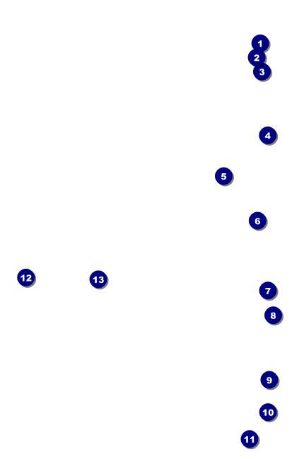 Fresno VIP Event Badge Medium Front Field Markers