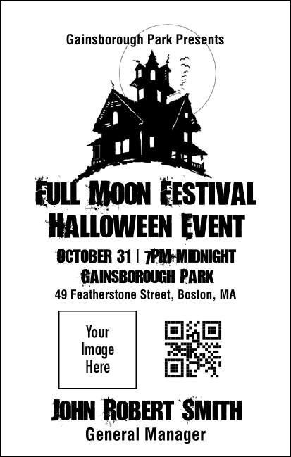 Haunted House VIP Event Badge Medium Product Front