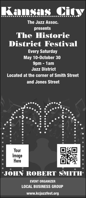 Kansas City BW  VIP Event Badge Large Product Front