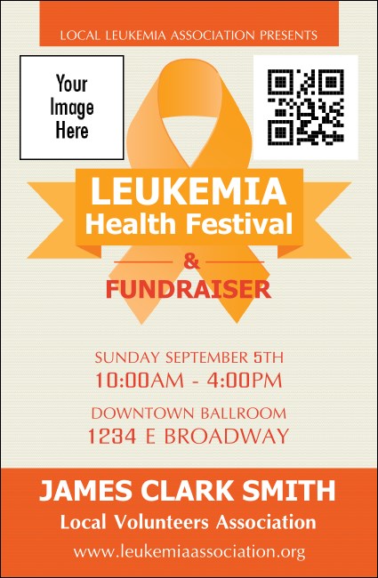 Leukemia VIP Event Badge Small