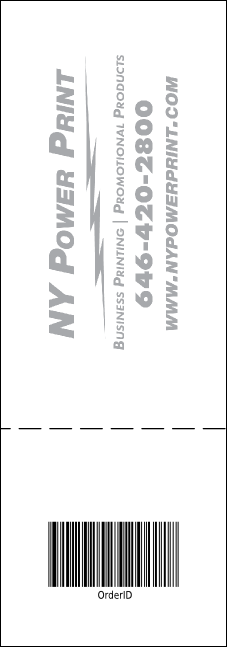 Ohio Event Ticket Product Back