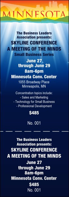 Minnesota General Admission Ticket Product Front
