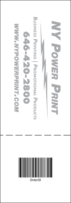 Autism Awareness Event Ticket Product Back