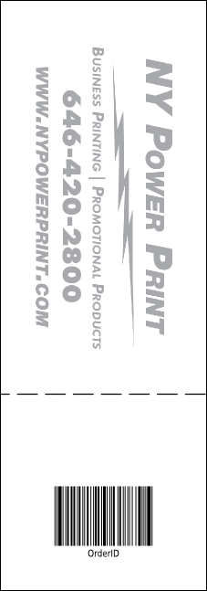 LGBT Pride Event Ticket Product Back