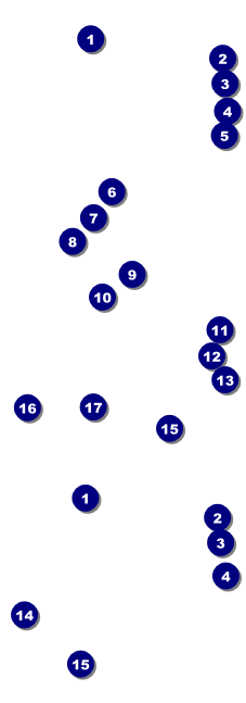 Contemporary Mixed Martial Arts General Admission Ticket Front Field Markers