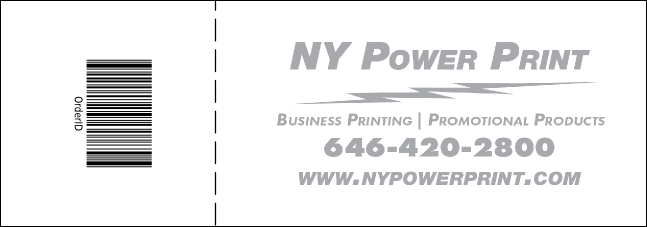 MMA Frontkick Event Ticket Product Back