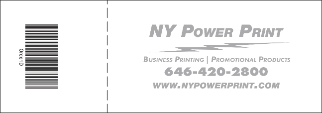 Animal Rescue Benefit Event Ticket Product Back