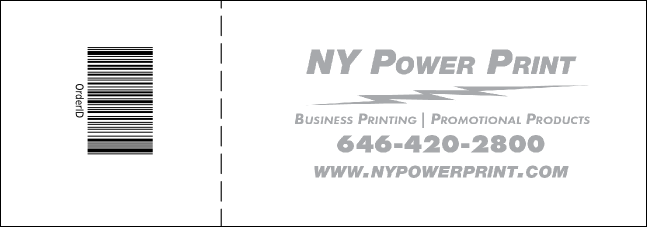 School Tree Event Ticket Product Back