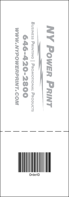 Yin Yang Event Ticket Product Back