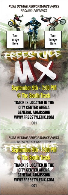 Freestyle MX Event Ticket Product Front
