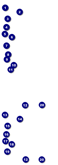 Fundraiser Tree Event Ticket Front Field Markers