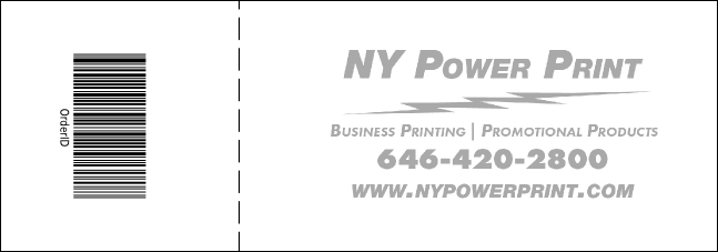 Graduation General Admission Ticket Black Product Back