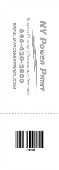 Happy Birthday Chevron Event Ticket Product Back