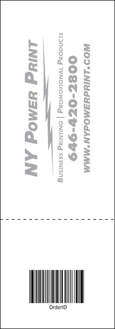 Napa Valley Event Ticket Product Back