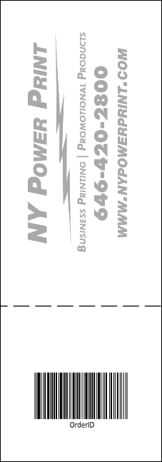 Portland General Admission Ticket (black and white) Product Back