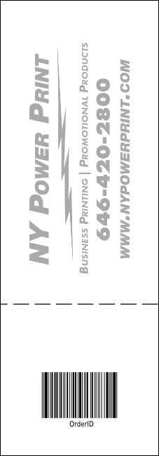 Sports Ticket Black & Silver Product Back