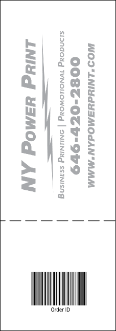 Sports Ticket Black & Yellow Product Back