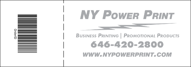 Hip Hop Red Event Ticket Product Back