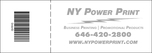 Hip Hop BW Event Ticket Product Back