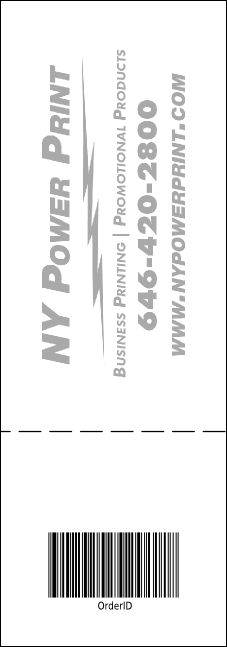 Denver Black and White General Admission Ticket Product Back