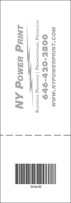 Ballet General Admission Ticket Product Back