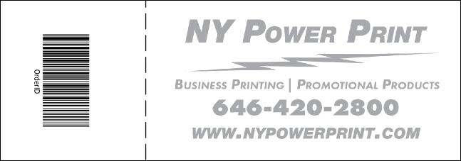 Christmas Bells General Admission Ticket 002 Product Back