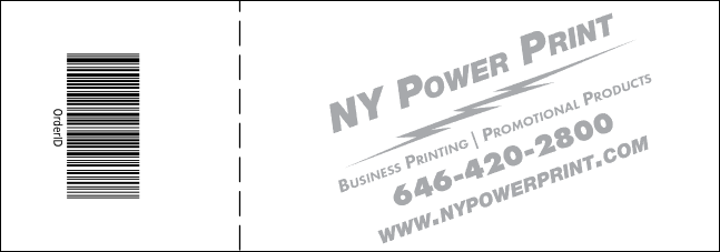 Cool Christmas General Admission Ticket 002 Product Back