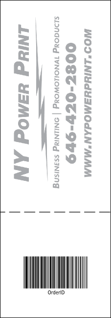 Christmas General Admission Ticket 001 Product Back