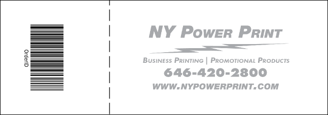 Purple Two-Tone General Admission Ticket Product Back